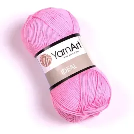 wloczka-yarnart-ideal-230-jasny-rozowy-100percent-bawelna-50gr-170m