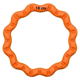 fiboo-szarpak-dla-psa-fringo-szarpak-i-dysk-2w1-pomaranczowy-18cm