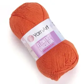 yarnart-flowers-unicolor-761-pomaranczowy-z-bawelna