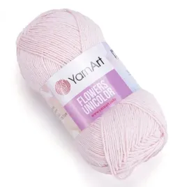 yarnart-flowers-unicolor-733-pastelowy-roz-z-bawelna