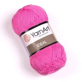 wloczka-yarnart-ideal-231-rozowy-100percent-bawelna-50gr-170m