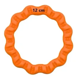 fiboo-szarpak-dla-psa-fringo-mini-szarpak-i-dysk-2w1-pomaranczowy-12cm