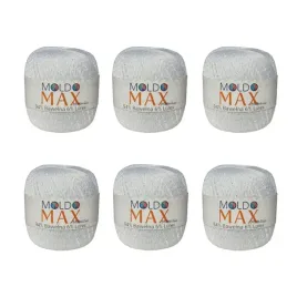 max-moldo-metallic-bialo-srebrny-pakiet-6-szt-6x100gr