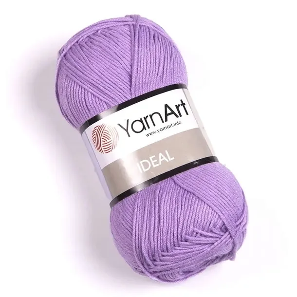 Włóczka YarnArt Ideal 245 - lawendowy 100% bawełna 50gr 170m