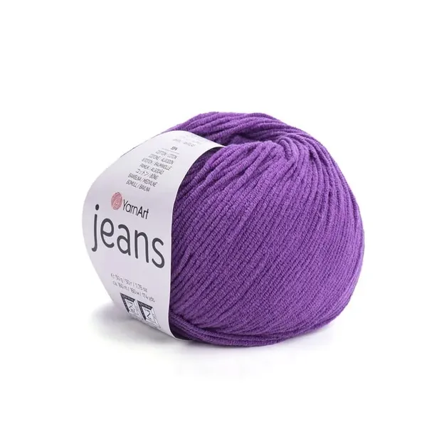 YarnArt Jeans 50 fioletowy