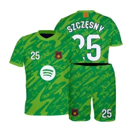 szczesny-barcelona-zielony-komplet-koszulka-spodenki-rozmiar-158