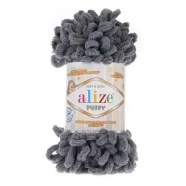 wloczka-alize-puffy-87-ciemny-szary-petelkowa-rekodziela-100gr-9mt