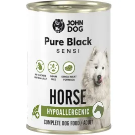 john-dog-pure-black-sensi-hypoallergenic-karma-mokra-dla-psa-konina-400g
