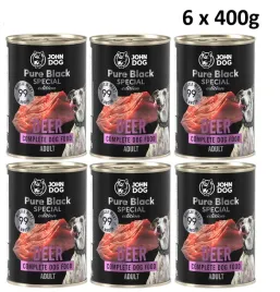 john-dog-jelen-mokra-karma-dla-psa-pure-black-special-jelen-6x400g