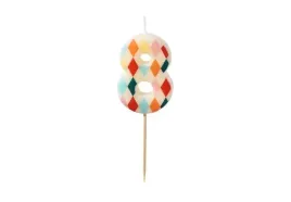 swieczka-urodzinowa-cyfra-8-romby-55-cm-styl-cyrkowy-cyrk-urodziny-romb