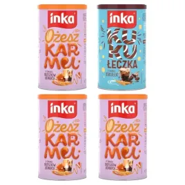 inka-zestaw-kawa-zbozowa-3xozesz-karmel-1xkukuleczka-480g-4x120g