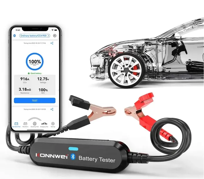 bk100-car-battery-tester-bluetooth-compatible-12v-stan-nowy-waga-z-opakowaniem-0-15-kg