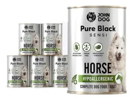 john-dog-pure-black-sensi-hypoallergenic-karma-mokra-dla-psa-konina-6x400g