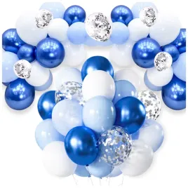balony-niebieskie-chromowane-konfetti-biale-studniowka-karnawal-102e-tasma