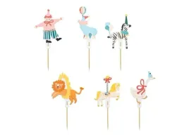 dekoracje-do-muffinek-cyrk-9-x-115-cm-mix-toppery-6-wzorkow-urodziny