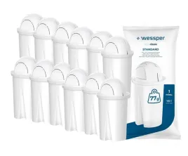 12x-wklad-filtrujacy-do-dzbanka-wessper-aquaclassic-filtr-standard