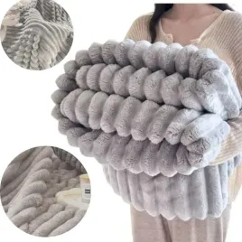 puszysty-gruby-koc-wytlaczane-paski-miekki-pled-narzuta-160x200cm-premium