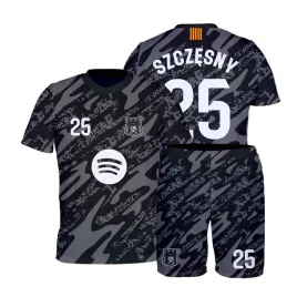 szczesny-barcelona-szary-stroj-koszulka-spodenki-rozmiar-110
