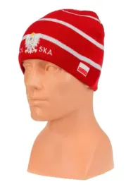 czapka-zimowa-polska-czerwona-paski-flaga-c18