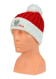 czapka-zimowa-polska-czerwona-pompon-p08