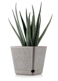 doniczka-kwadratowa-taupe-tekstylna-plastikowa-podstawka-z-miernikiem-18cm
