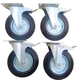 kolo-kolko-kola-4-szt-fi-200-mm-obrotowe-z-hamulcem-stalowo-gumowe
