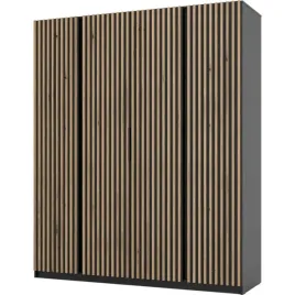 szafa-200cm-kaya-15-czarny-czarny-dab-evoke