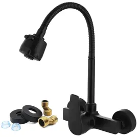 czarna-bateria-kuchenna-scienna-elastyczna-wylewka-2-tryby-strumienia-flex