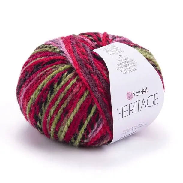 Włóczka YarnArt Heritage 336 Paris 25% Akryl 75% Wełny 50gr 125mt