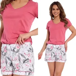 pizama-damska-cornette-054-isabel-2-xl-42-rozowy