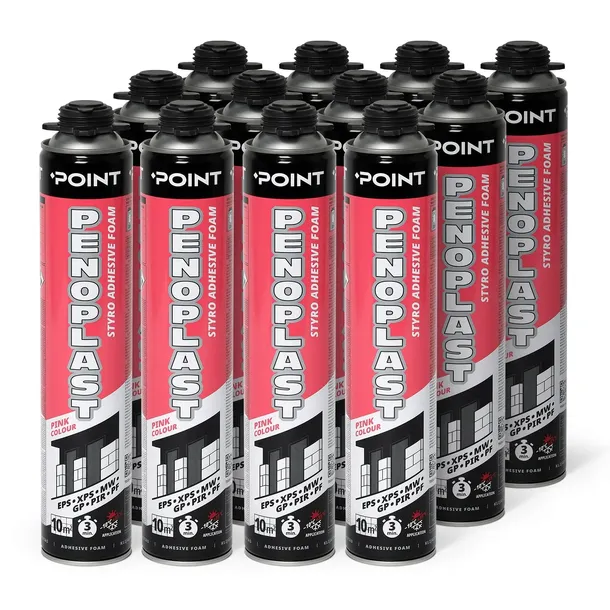 Pianoklej do styropianu EPS XPS poliuretanowy szybki 1000ml na 120m2 płyt