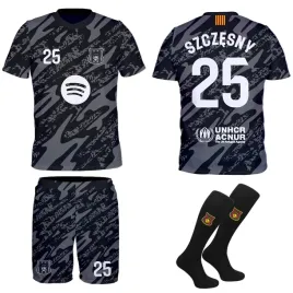szczesny-barcelona-szary-stroj-komplet-getry-rozmiar-110