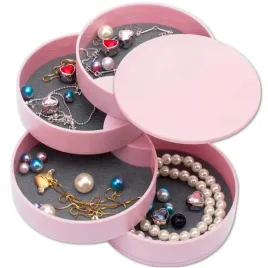 szkatulka-pudelko-na-bizuterie-organizer-rozowa-rozkladana