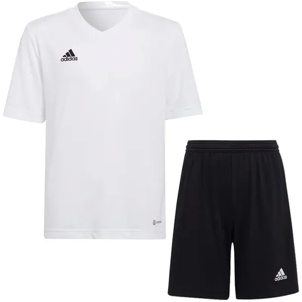 ADIDAS STRÓJ NA WF DZIECIĘCY KOSZULKA SPODENKI komplet - 128