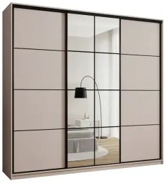 szafa-przesuwna-z-lustrem-250-cm-edge-max-wysoka-do-sypialni-bezowa