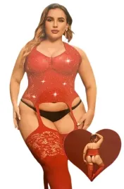 seksowna-bielizna-damska-typu-kabaretka-czarna-plus-size-walentynki