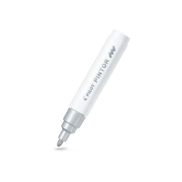 pilot-marker-pintor-m-srebrny-stan-nowy-marka-pilot