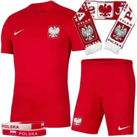 koszulka-nike-polska-dziecieca-spodenki-stroj-szalik-opaski-xl-164cm