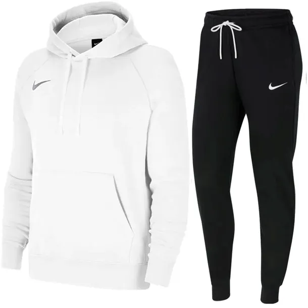 NIKE DRESY DAMSKIE komplet BLUZA WKŁADANA PRZEZ GŁOWĘ SPODNIE - S