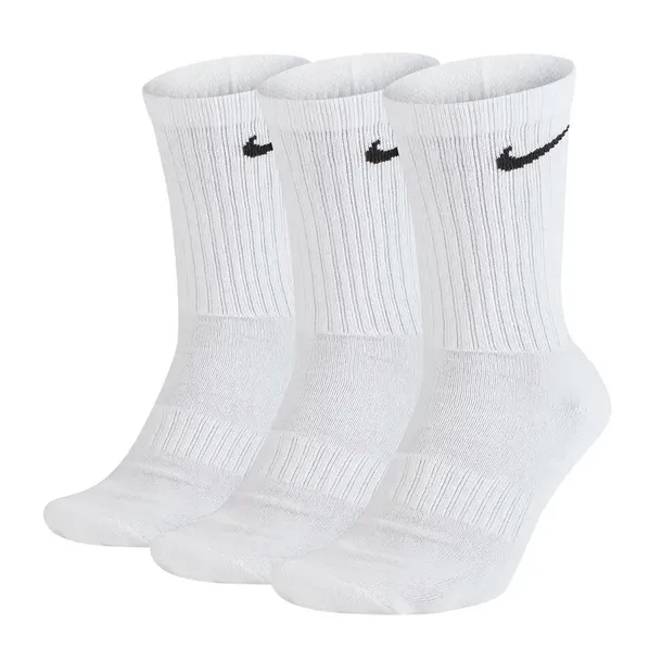 SKARPETY NIKE 3 PACK BIAŁE DŁUGIE UNISEX SX7664 100 r. 38-42