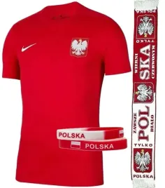 koszulka-nike-polska-dziecieca-xs-125cm-szalik-2xopaski