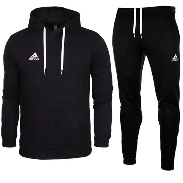 ADIDAS DRESY MĘSKIE KOMPLET BLUZA SPODNIE Entrada bawełniany - L