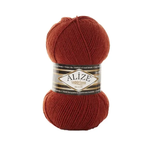 Alize Superlana Klasik 36 - ceglasty