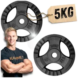 komplet-obciazen-kierownica-do-cwiczen-silownia-fitness-kawmet-2x5kg-285mm
