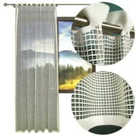 bez-prasowania-zaslona-firana-gotowa-bukla-siatka-kremowa-styl-boho-140x230