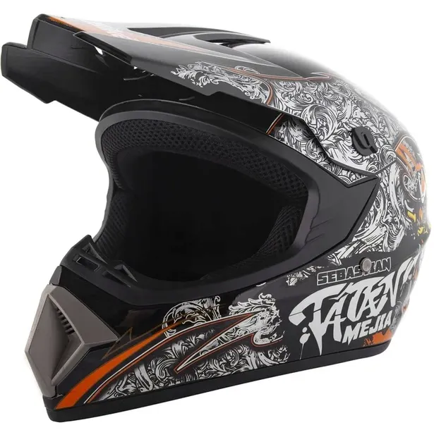 KASK CROSSOWY LEKKI ENDURO QUAD ATV CROSS MTB KASK NA HULAJNOGE L 59-60cm