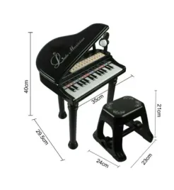 pianino-z-mikrofonem-i-krzeselkiem-dla-dzieci-czarne-black-zabawa-prezent