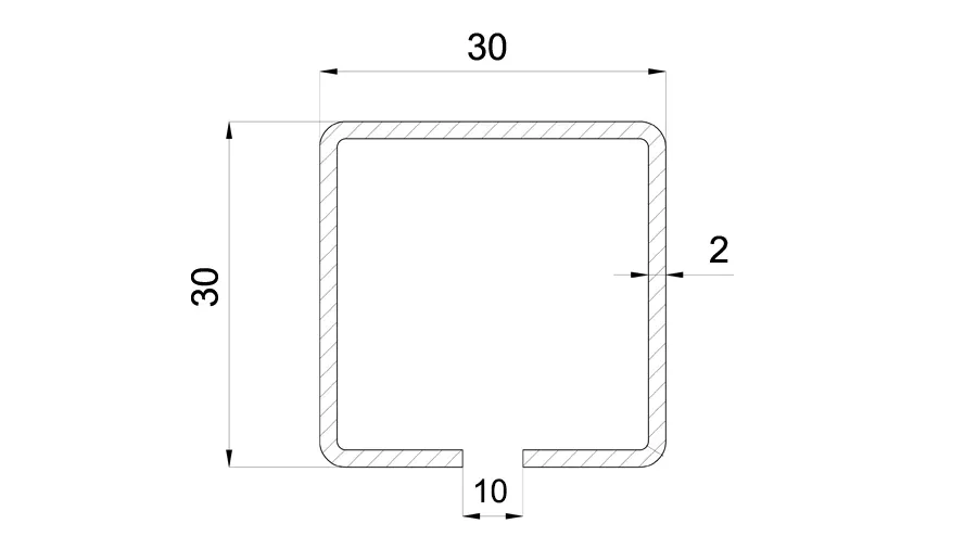 prowadnica-30x30mm-do-rolek-profil-o-sciance-2mm