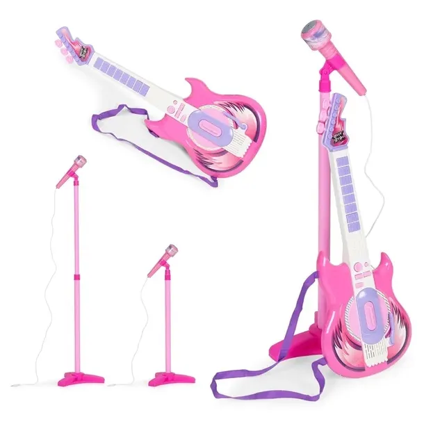 gitara-elektryczna-mikrofon-statyw-dla-dzieci-mp3-wiek-dziecka-3-lata