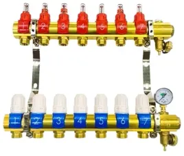 rozdzielacz-7-sekcji-do-podlogowki-ogrzewania-podlogowego-manual-manometr